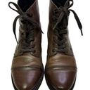 Krass&co Thursday Boot   Captain Brown Leather  Lace Boots Size 7.5 Photo 0