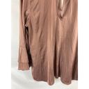 Socialite  Brown Flare Sleeve Satin Top Size XL Photo 3