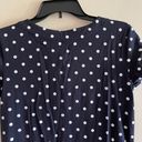 Tommy Hilfiger Navy Polka Dot Tie Dress Photo 3