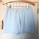 Verge Girl Sky Blue Knit Shorts Photo 0