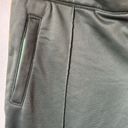 American Eagle  Track Sweatpants Low Rise Zip Green Gold Size 6 Photo 5