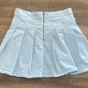 American Eagle  Pleated School Girl Mini Skirt Light Blue 8 Cotton Photo 3