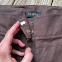 Lane Bryant  Linen Blend Knee Length Bermuda Shorts Brown Size 26. NEW Photo 6