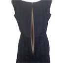 Oscar de la Renta OSCAR,  black cotton smooth and eyelet dress in size 12. EUC Photo 5