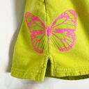 frankie's bikinis Frankie’s Bikinis Burl High Rise Athletic Sweatshort Butterfly Neon Casual Small Photo 5