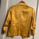 Last Kiss golden satin jacket S with draped sleeves Photo 2