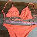 l*space NWT L* Peach Bikini 2 Piece Maggie Triangle Top Camacho Bottoms XS / S Photo 4