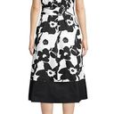 Natori  Garden Mandarin Dress - Floral - Black Multi/Neutral Black - S Photo 3