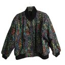 Mulberry Vintage 80s Lifestyles by  Street reversible snap up quilted jacket L Photo 0