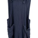 Natural Life  Coverall XS Blue Carly Overalls Wide Leg Rayon Linen Photo 0