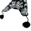 Women's Dale of Norway black white snowflake wool winter hat Photo 3