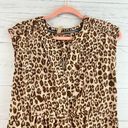 Pilcro  Leopard Print Sleeveless Pocket V Neck Dress Size XS Photo 2