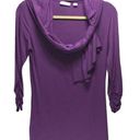 Krass&co NY& Purple Knit blouse top Small Photo 0