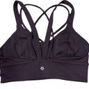 Lululemon EUC  Pushing Limits Bra *Light Support For C/D Cup in Cyber Photo 4