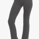 Low Rise Charcoal Bootcut Flare Yoga Pants Gray Photo 6