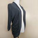 Zenana Outfitters Grey Open Front Cardigan, Women's S Photo 2