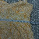 The Loft NWT Eyelet Open Back Maxi Dress Yellow/White Size 14 Petite Photo 8