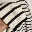 ee:some Black & White Striped Knit Crewneck Sweater Photo 3