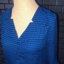 Candie's *  Hexagon Blue and Black top Size XS Photo 2