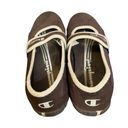 Champion Vintage Y2k  Mary Jane Sneakers Slip Ons Brown Suede Women's size 6 Photo 1