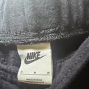 Nike  Jogger Womens Medium black Embroidered Swoosh Fleece Straight Leg Photo 3