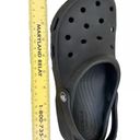 Crocs  Black Unisex Adult Classic Clogs W 8 M 6 Black Photo 3