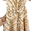 Ulla Johnson  Magdalena Sand Tie Dye Neutral Tiered Midi Dress Size 0 Photo 12