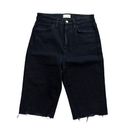 Bermuda FAVORITE DAUGHTER Black  Denim Shorts Size 27 NEW Photo 0