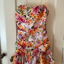 DO+BE Floral Ruched Mini Dress Photo 0