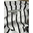 Valerie Stevens Women’s Top Black White Striped M Cold Shoulder Shirt Valarie Stevens 310601‎ Photo 3