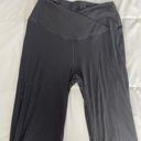 Aerie Offline Black Flare Cross Over Leggings Photo 1