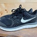 Nike  Free 4.0 Women's Size 7.5 Running Shoes Black White Breathable Mesh Photo 0