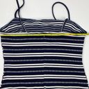 Lush Clothing LUSH Navy Blue White Stripe Tie Front Dress NWT Size M Photo 6