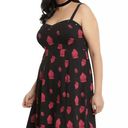 Tripp NYC  Red Black Sweeteheart Owl Hi-Low Hem Dress Plus Size 2X 18/20 Photo 8