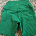 Spiritual Gangster Green Biker Shorts Photo 1