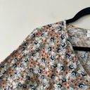 Ava James  | Colorful Floral Peplum Waist Blouse Size Petite Medium Photo 2