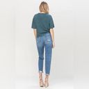 Vervet by Flying Monkey Distressed High Rise Mom Jeans Photo 3