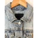 Banana Republic  Women's Small Blue Distressed Denim Basic Jean Jacket Photo 2