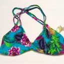 PilyQ  floral reversible bikini top. NWT Photo 1