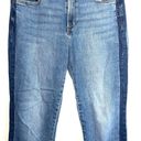 Banana Republic Straight Leg Ankle Medium Wash Side Stripe Jeans Photo 3