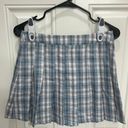 PacSun Blue Plaid Mini Skirt Photo 0