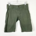 CAbi  Ivy League Green Utility Pocket Bermuda Shorts Style #816 Size 2 Photo 1