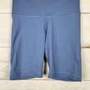 Everlane  The Perform Bike Shorts Womens Blue High Waist Performance Sz S Photo 2