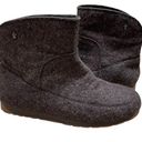 Harper EMU  boots womens Australian wool gray ankle booties Size 8 Photo 0