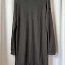 Tresics NWT  Solid Gray Pullover Long Sleeve Sweater T-Shirt Dress Size Medium Photo 4