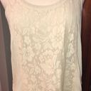 love on a hanger Cream Lace Tank Top Photo 3