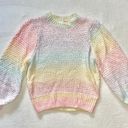 Vestique NWOT  Rainbow Knit Sweater size Small Photo 2