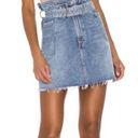 AGOLDE  90's Denim Mini Skirt High Waisted Blue Wash Festival Size 24 Photo 2