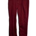 J.Jill  Christian Siriano Merlot Straight Leg Ankle Length Jeans Size 10 Photo 0