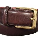 Coach Men's  Leather Belt - Brass Buckle - Size 38 - Premium Designer Accessory Photo 0